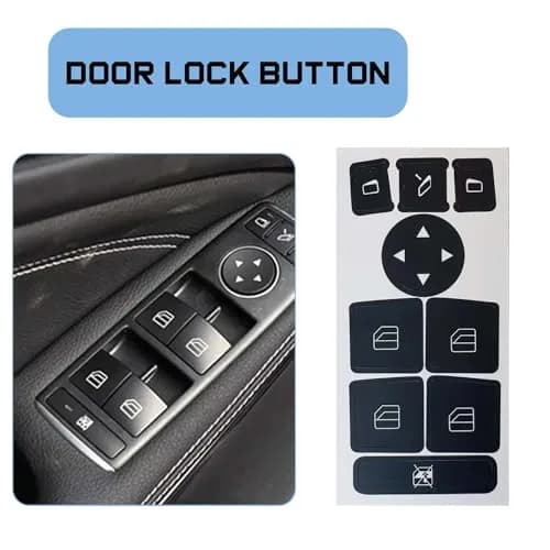 ZSYGYGDKS Dash Button Repair Sticker Kit for Mercedes W204 2008-2014 | Easy Fix for Buttons thumbnail 3
