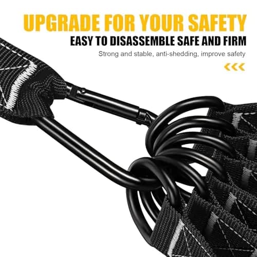 HPYGN 420lbs Heavy Resistance Bands Set with Handles, Door Anchor & Ankle Straps | 2.15 kg (4.74 lb) Total Resistance thumbnail 3