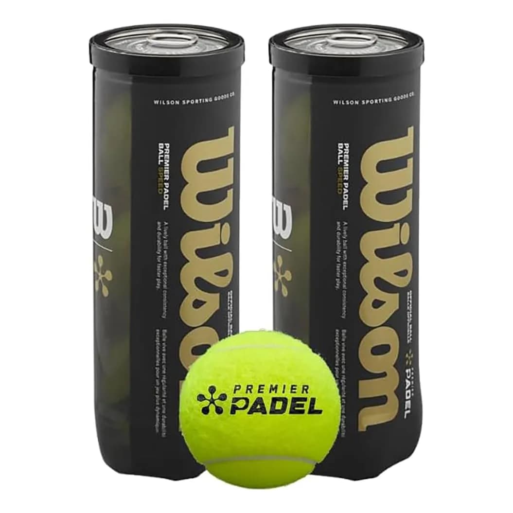 Wilson Premier Padel Speed 3 Ball Can | Official Premier Padel Ball for Faster Rallies - main product image