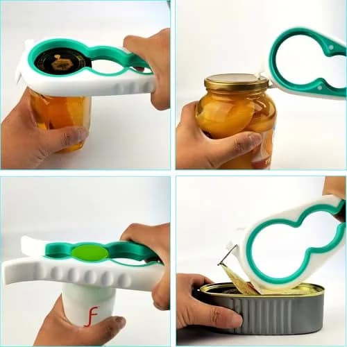 Otstar Jar Opener for Weak Hands | 5-in-1 Bottle & Jar Opener for Seniors & Arthritis thumbnail 3
