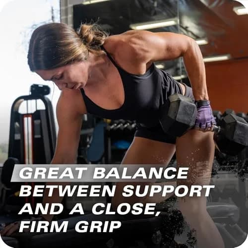 Harbinger Power Gloves 3.0 - Durable Half Finger Weightlifting Gloves with Adjustable Wrist, Breathable Leather Palm, Women's thumbnail 6