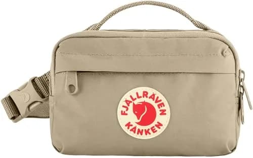 Fjällräven Kanken Hip Pack, Fossil | Water-Resistant Vinylon F Fabric, Compact & Durable thumbnail 2