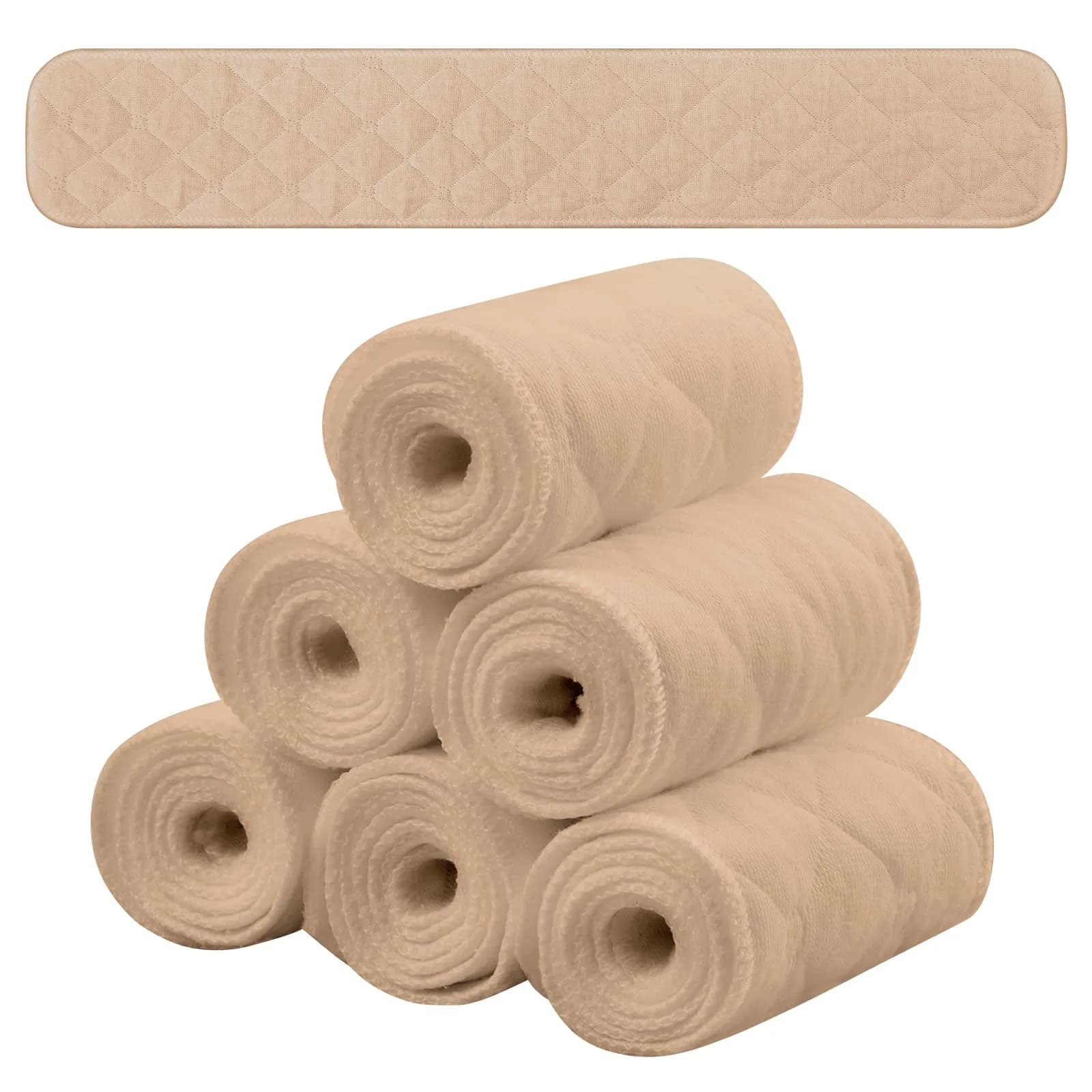 Toulite Cotton Bra Liners Sweat Pads Medium | Soft, Reusable & Breathable — Nude / Medium