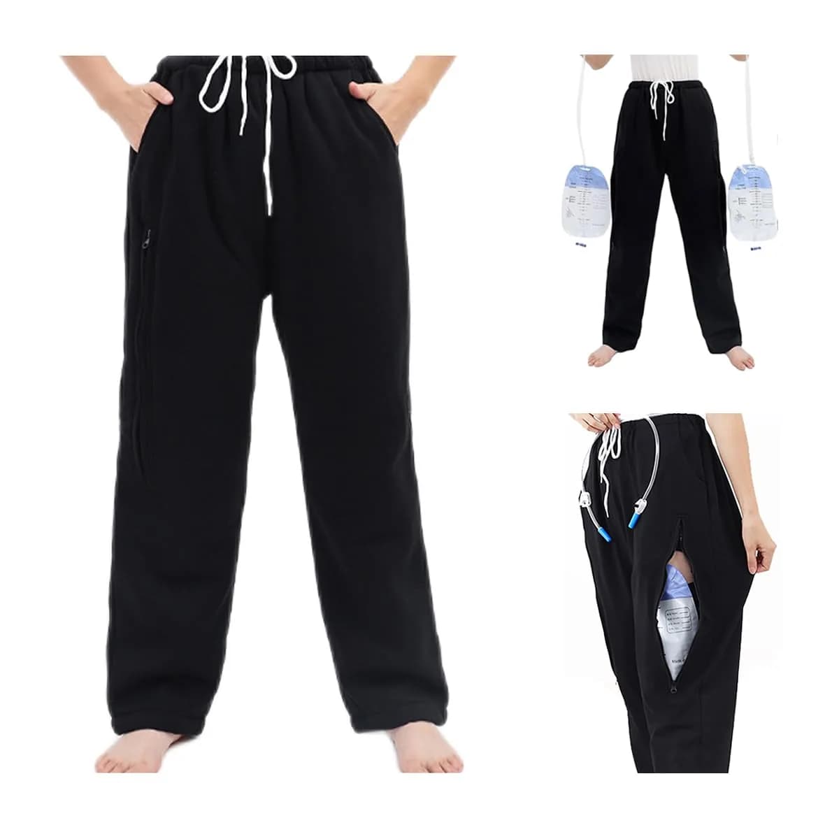 Lmaray Catheter Leg Bag Trousers Medium | Discreet, Breathable & Adjustable for Urine & Bowel Care