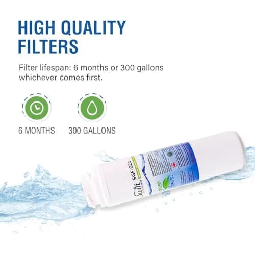 Swift Green Filters SGF-GSWF Compatible Refrigerator Water Filter for GE GSWF Kenmore 46-9914, EFF-6023A | 6 Pack, NSF Certified, 2000-Gallon Capacity thumbnail 4