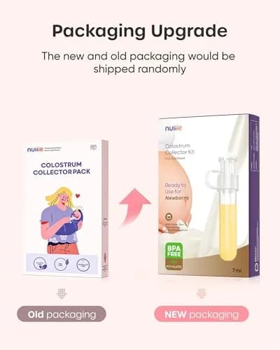 Nuliie Colostrum Collector Kit 12 Count, 7ml Capacity | BPA-Free Silicone for Newborns thumbnail 8