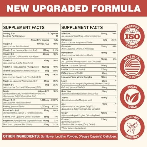 Sambugra Liposomal Multivitamin for Women 50+ thumbnail 5