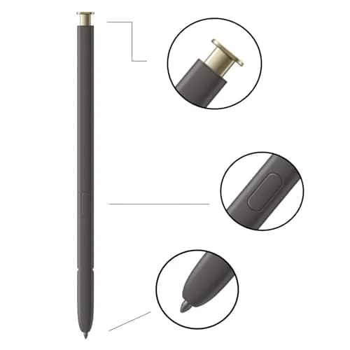 Dakexiong S24 Ultra S Pen for Samsung Galaxy S24 Ultra | Bluetooth Replacement, Yellow Gold thumbnail 2