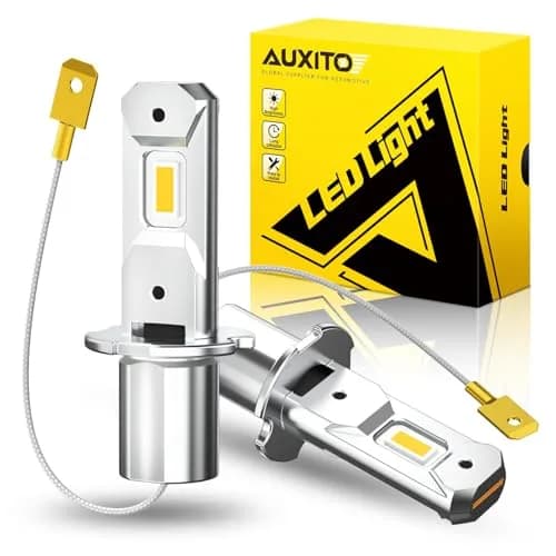 AUXITO H3 LED Bulb Yellow 3000K 16,000LM (Pack of 2) | Super Bright Fog Light Upgrade thumbnail 1