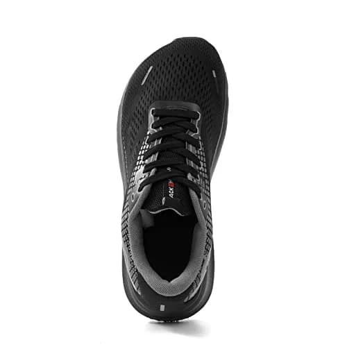 JACKSHIBO Wide Toe Box Shoes for Men Black | Zero Drop, Arch Support, Thick Cushioned Road Running Sneakers (US Men's 11 Wide) thumbnail 9