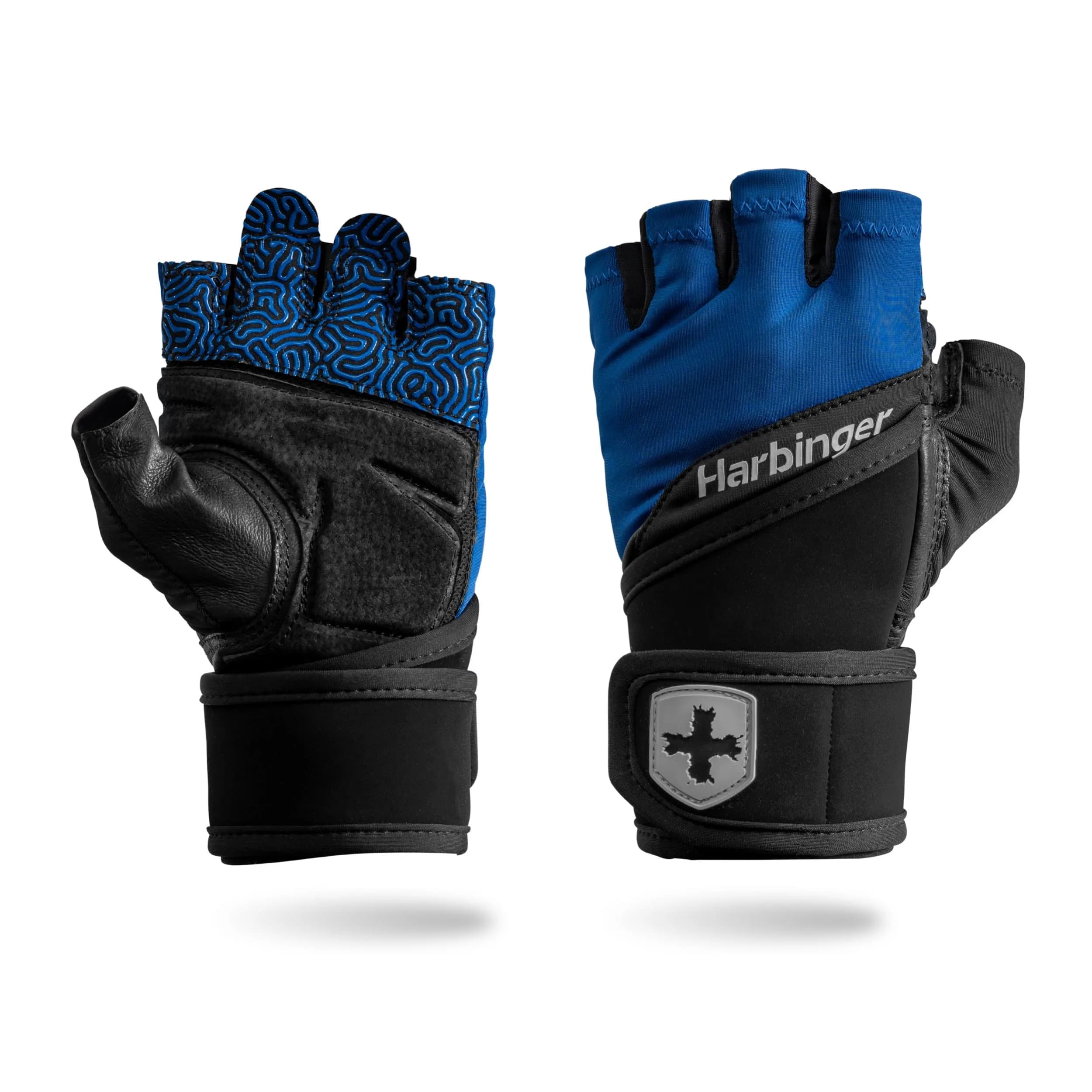 Harbinger Training Grip Wrist Wrap Gloves Medium | Enhanced Grip & Wrist Support - main product image
