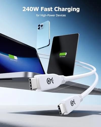 Cable Matters 40Gbps USB4 Cable, Thunderbolt 4/5 Compatible, 0.8m (2.6ft) | 240W PD, 8K Video, 40Gbps Data Transfer thumbnail 5