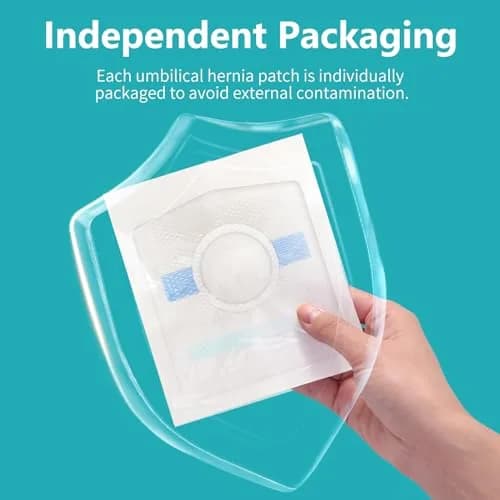 ENLUNTRA Belly Button Shaper Waterproof Cotton Pads 10×10cm | Infant Navel Support thumbnail 7