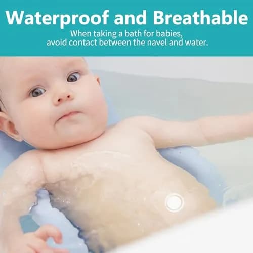 ENLUNTRA Belly Button Shaper with Waterproof Cotton Pads 8×8cm | Infant Navel Support for Baby's Comfort thumbnail 5