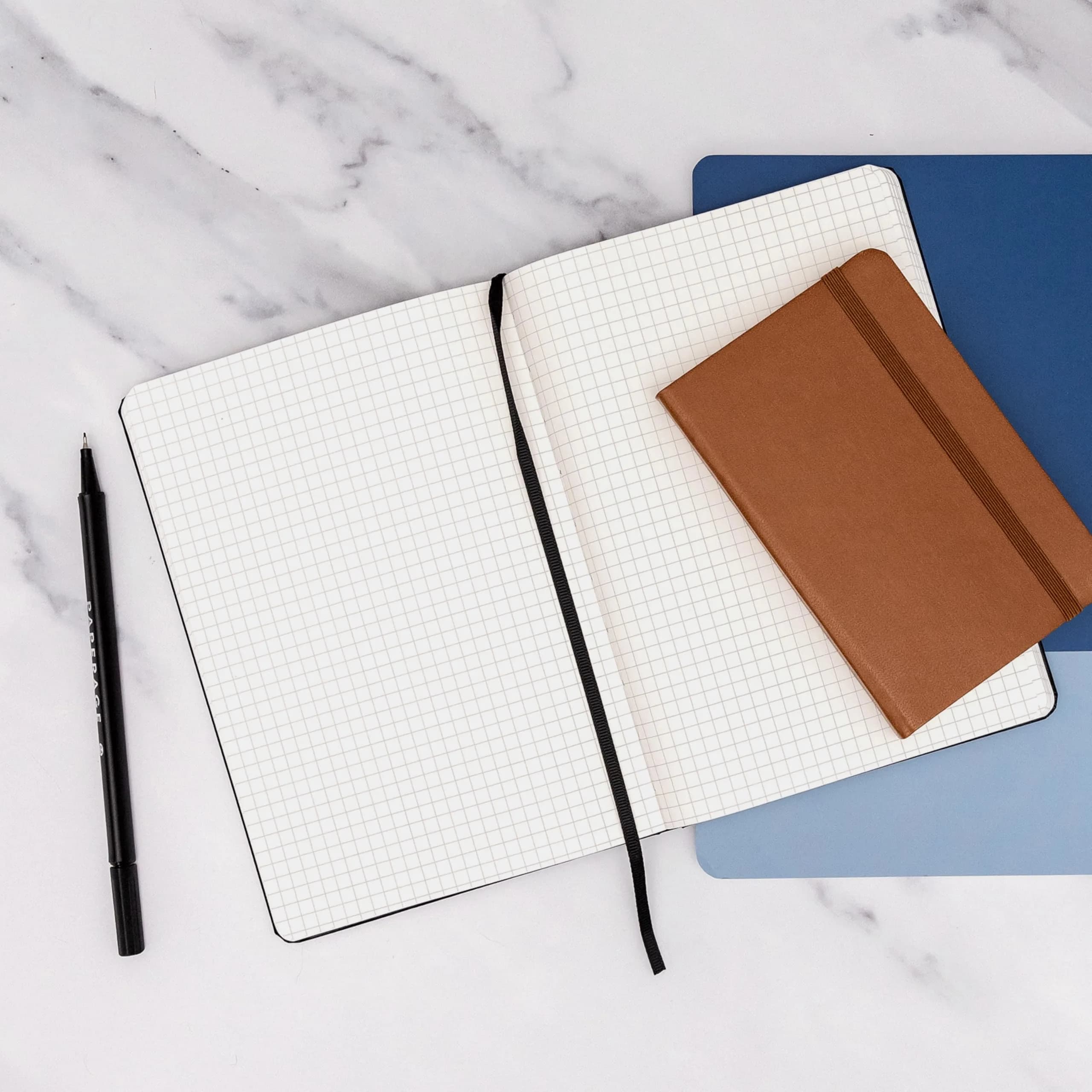 PAPERAGE Graph Paper Journal Notebook, Dark Green, 5.6 x 8 in (14.2 x 20.3 cm) | Acid-Free 100 GSM Paper thumbnail 5