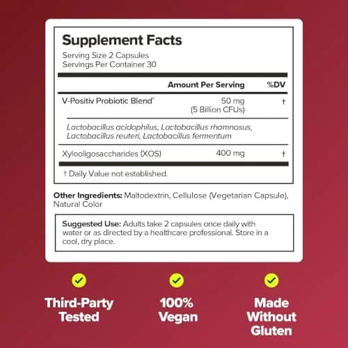 O Positiv URO Vaginal Probiotics 60 Count (1 Month Supply) | Supports Vaginal Health & pH Balance thumbnail 6