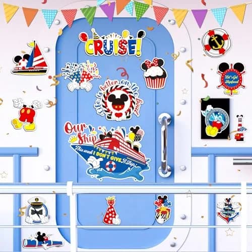 Lionoble 16pcs Reflective Mouse & Cruise Door Magnets | Summer Magnetic Stickers for Cars & Refrigerator thumbnail 2