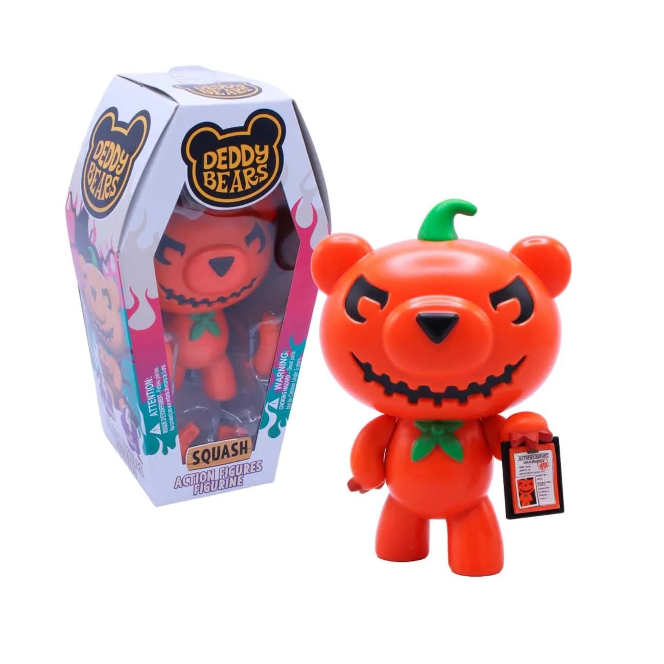 Just Toys LLC Deddy Bears Series 1 Squash Action Figure 10.16cm (4 inches) | ASTM-Tested Toy for Kids 3+ — Squash