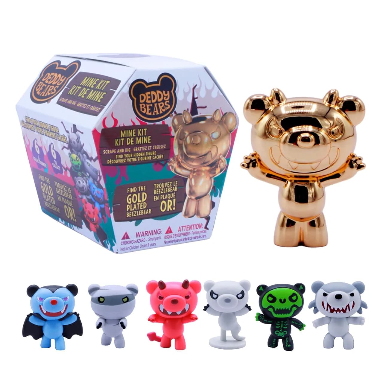 Just Toys Deddy Bears Mine Kit Surprise Toy with 1.6 inch Figure | ASTM-Tested - main product image
