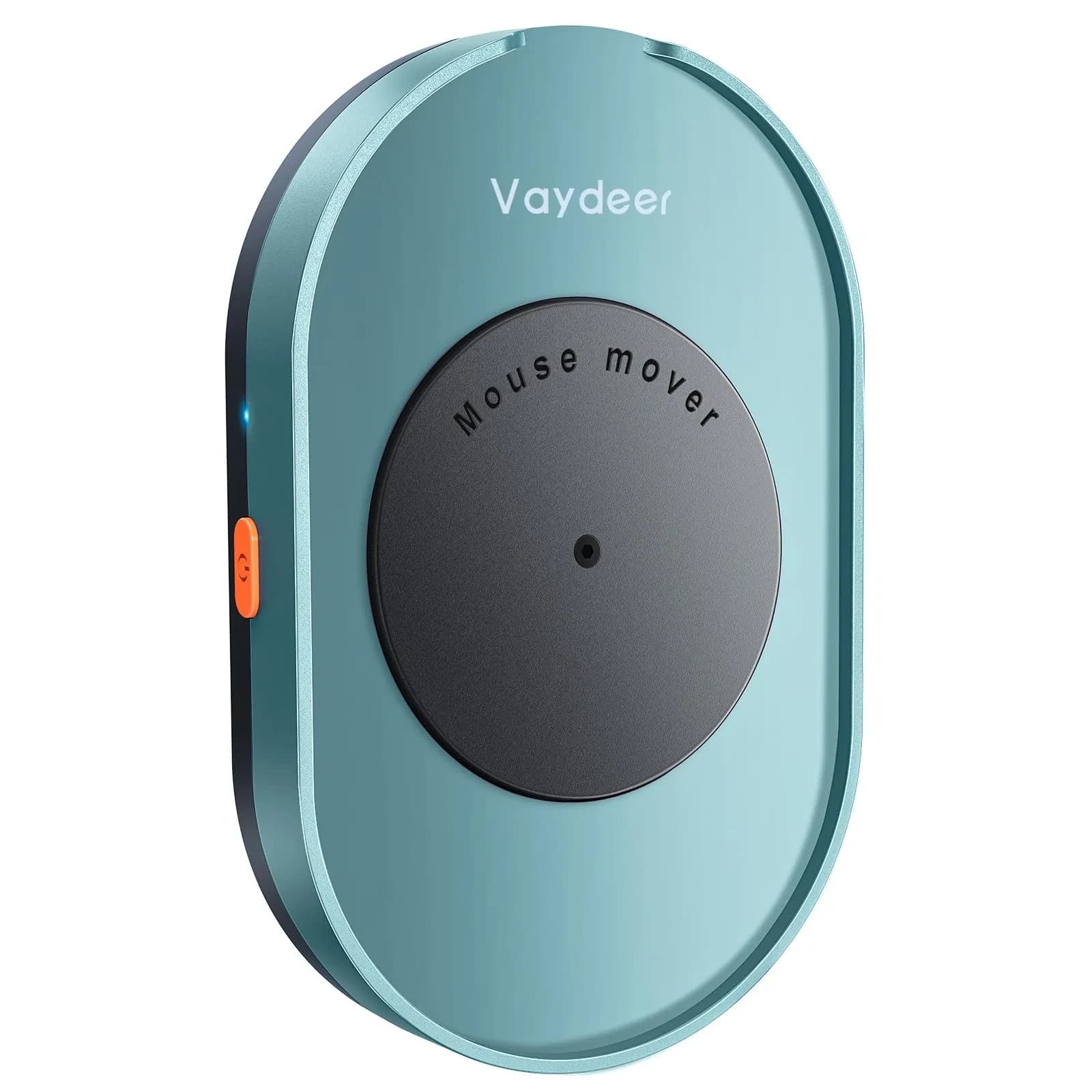 Vaydeer Mouse Jiggler Mover with Switch & USB Port 130mm (5.12 inches) | Keeps Computer Awake — River Blue