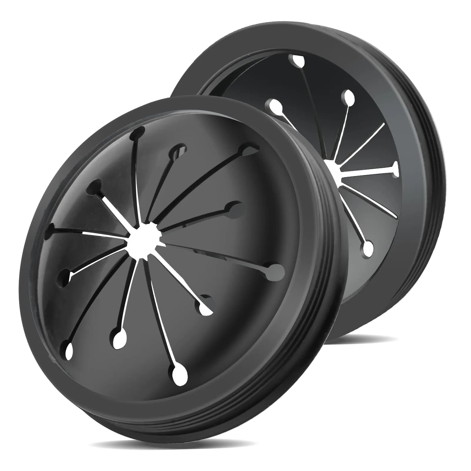 Dincerpen 3 Inch Garbage Disposal Splash Guard & Cover | Oil & Cold Resistant Rubber — Black