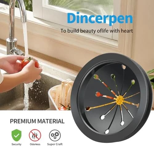 Dincerpen 2 Pcs Garbage Disposal Splash Guard 8 cm (3.15 inches) | Prevents Splashes & Reduces Noise thumbnail 7