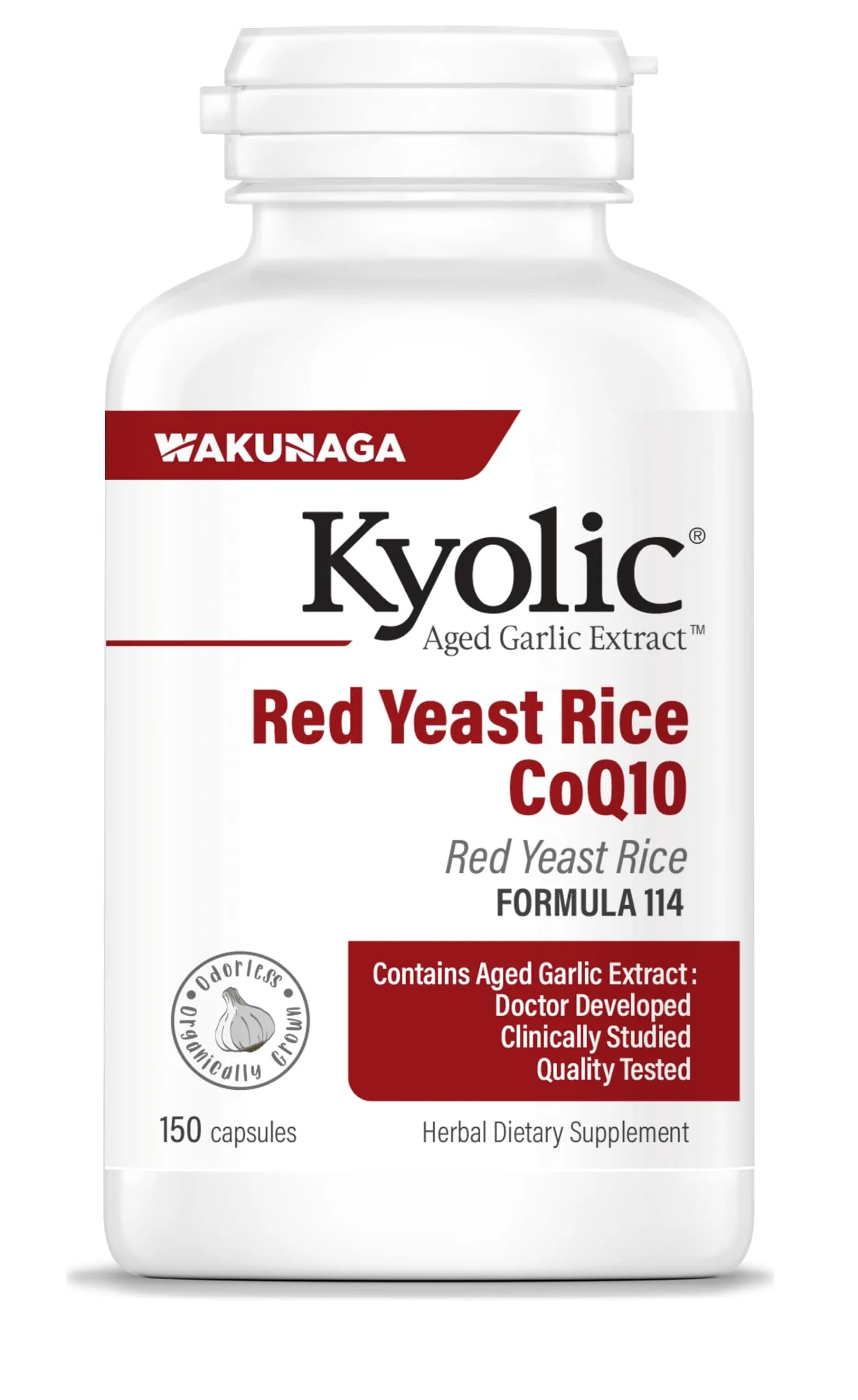 Kyolic Aged Garlic Extract Formula 114 - Red Yeast Rice & CoQ10 - main product image