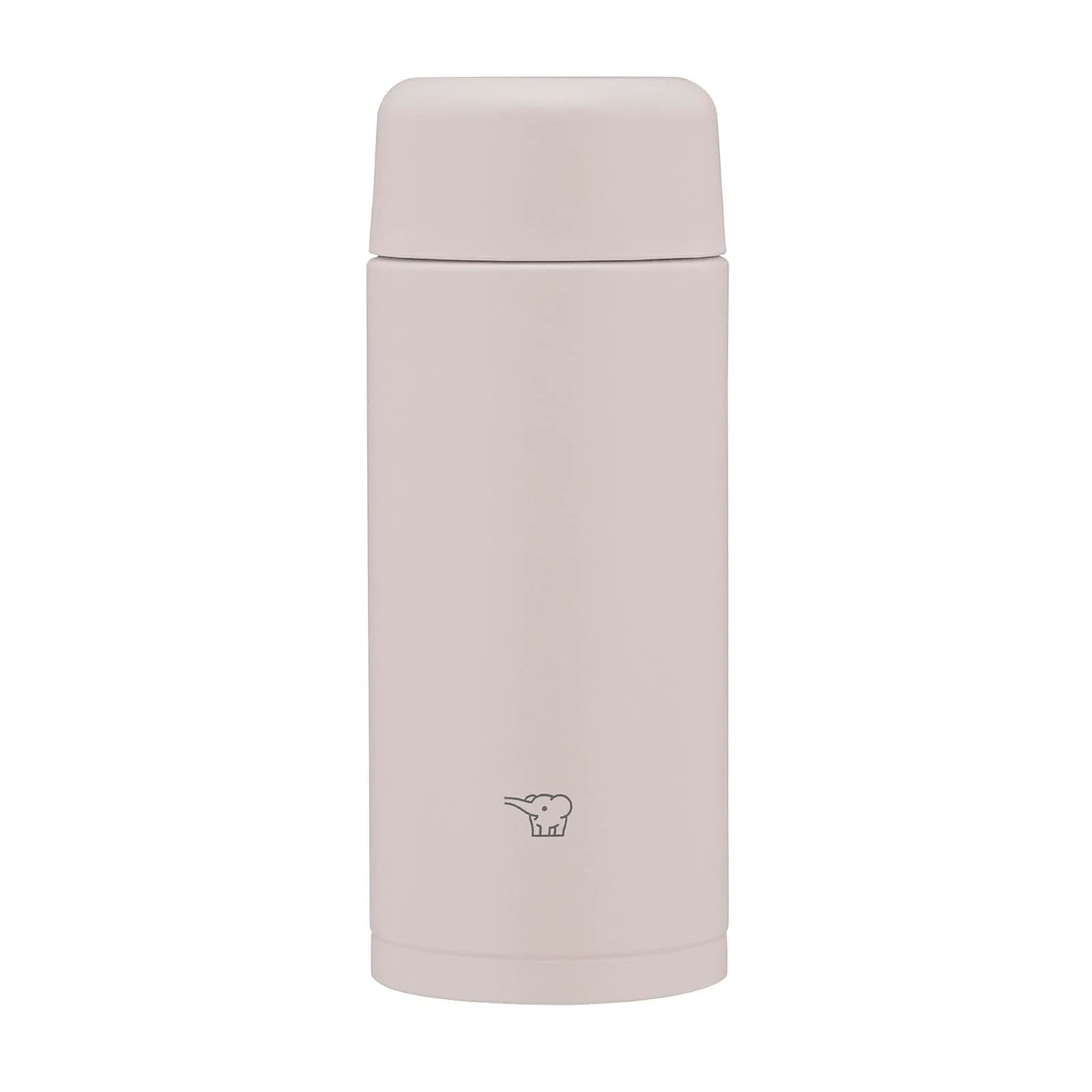 Zojirushi Stainless Steel Mug Water Bottle 250ml | Sheer Gray, Screw Type, Dishwasher Safe - main product image