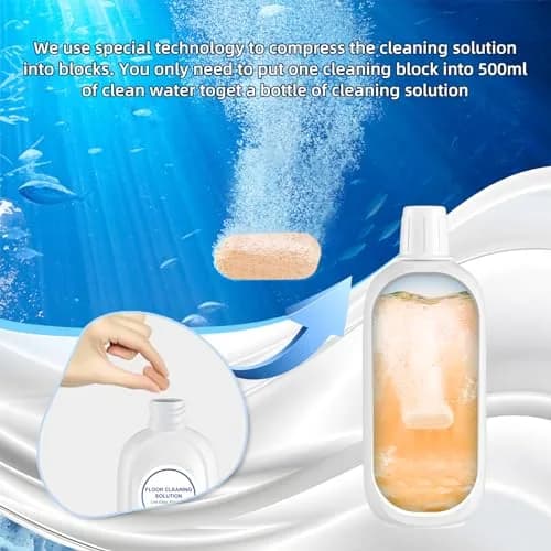 Nukisa Orange Scent Cleaning Solution Blocks | 1660 ml (56.1 fl oz) | For Tineco Vacuums thumbnail 2