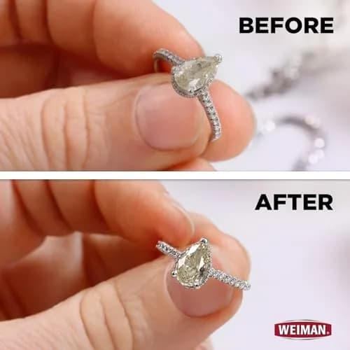 Weiman Jewelry Cleaner & Sparkle Stick - Portable On-The-Go Cleaning for Diamond Engagement Rings, Wedding Rings, Gemstones, Necklaces, Earrings, Bracelets (1-Pack) thumbnail 5
