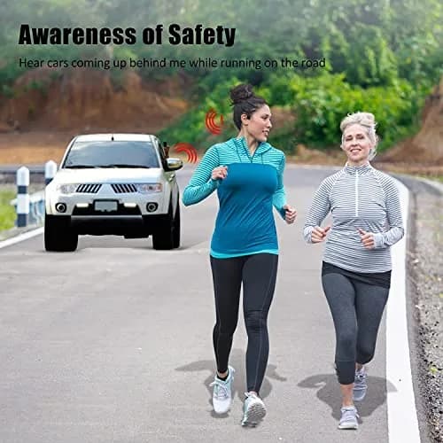 YouthWhisper Open Ear Bone Conduction Headphones Navy Blue | Bluetooth 5.0, IP65 Waterproof, 8-Hour Battery thumbnail 2