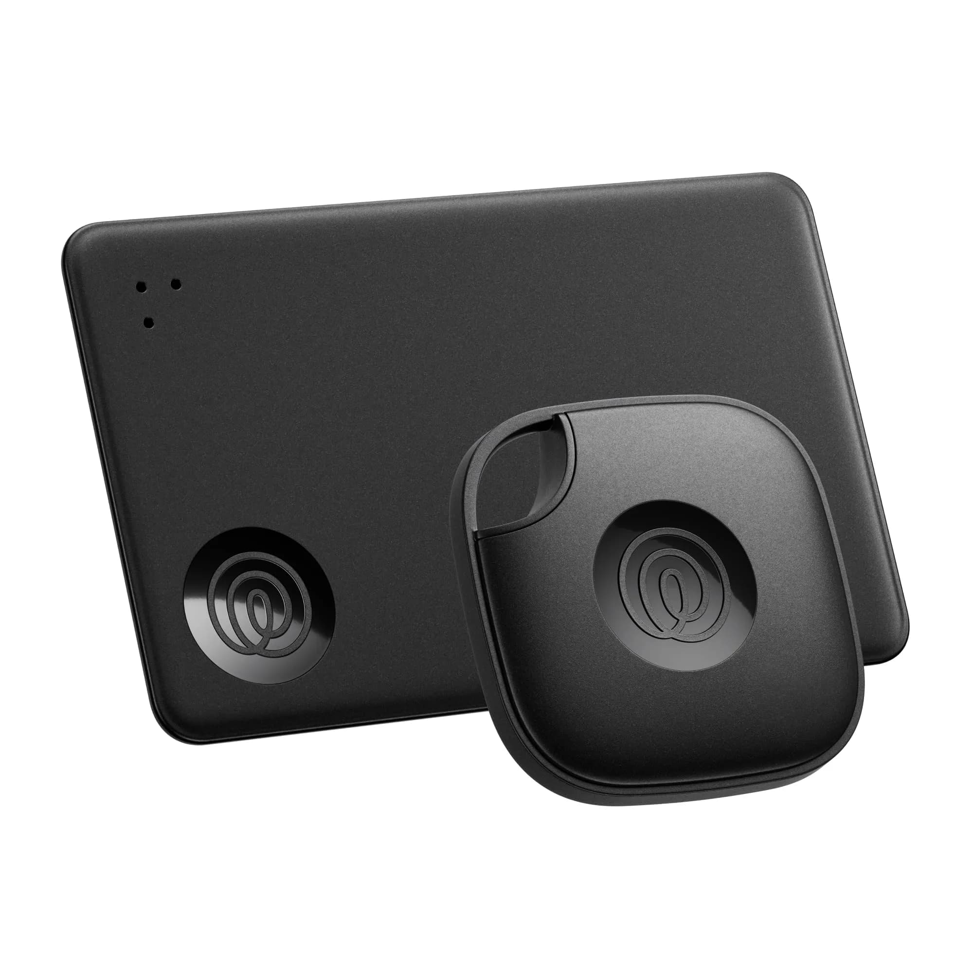 Life360 Tile Starter Pack - Bluetooth Trackers for Keys, Wallets & More | Phone Finder & SOS (2-Pack, Black Mate/Slim)