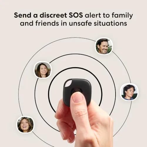 Life360 Tile Starter Pack - Bluetooth Trackers for Keys, Wallets & More | Phone Finder & SOS (2-Pack, Black Mate/Slim) thumbnail 5