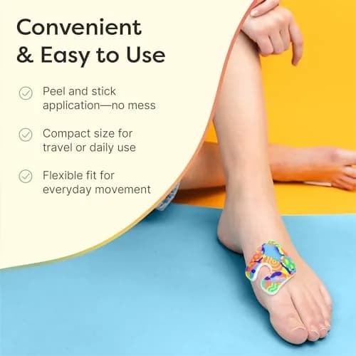 ZenToes U-Shaped Felt Callus Pads 18 Count | Protects Feet from Friction and Pressure thumbnail 5