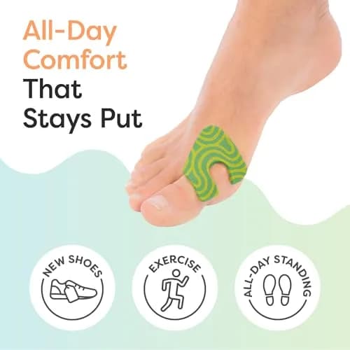 ZenToes U-Shaped Felt Callus Pads 18 Count | Protects Feet from Friction and Pressure thumbnail 2