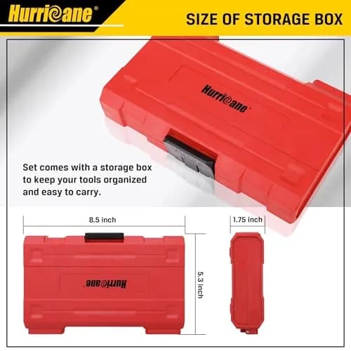 HURRICANE 13 Piece 1000V Insulated Electrician Screwdriver Set | Cr-V Magnetic Tips for Professional & Home Repair thumbnail 7