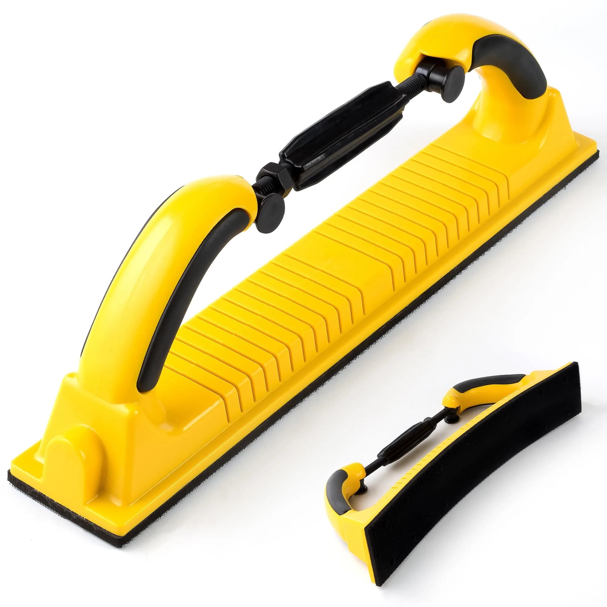 S SATC Adjustable Radius Longboard Sanding Block 44cm (17.3" L) | Flexible for Auto Body & Woodworking — Yellow Longboard Sanding Blocks