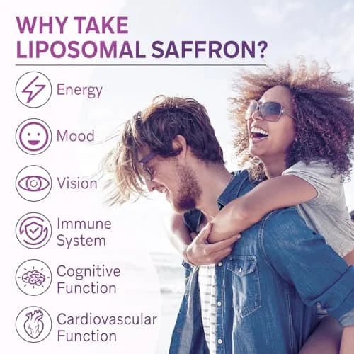 Ulmubra Liposomal Saffron Supplements 88.5 mg | Maximum Absorption for Mood, Energy & Vision - 60 Vegan Capsules thumbnail 6