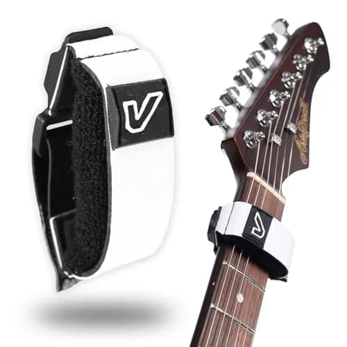 Gruv Gear Fret Wrap & Guitar Mute Pro, Small White | String Dampener for Acoustic, Electric & Bass thumbnail 1