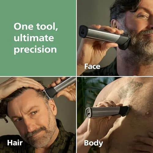Philips Norelco All-in-One 7000 Series Trimmer MG7970/49 | 23 Attachments, Titanium Blades, 5-Hr Runtime thumbnail 2