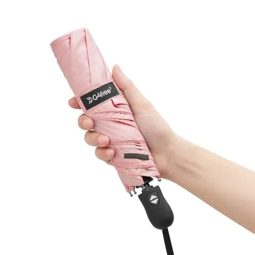 G4Free 40 Inch Compact Automatic Folding Umbrella Pink | UPF 50+ UV Protection thumbnail 7
