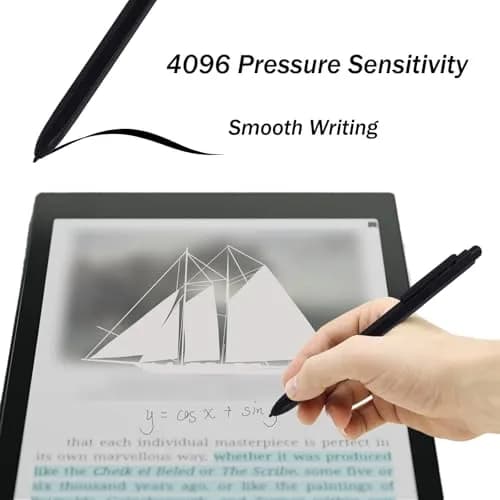 LiXiongBao Stylus Pen for BOOX 2/3 with Eraser | 4096 Pressure Levels, Ergonomic Design thumbnail 4