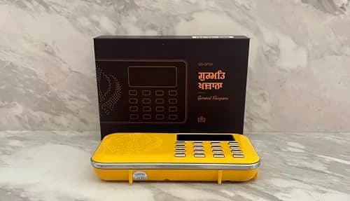 SewaStore.com Gurbani Radio Player with Nitnem & Kirtan | 2100 Hours Gurbani Content, USB Charge, Yellow thumbnail 5
