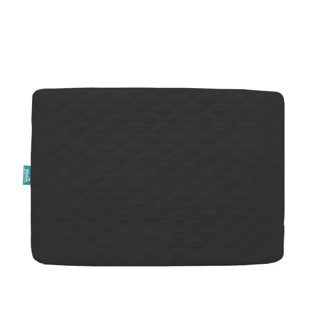 Biloban Pack and Play Mattress Protector Pad 38 x 26 Inch (96.5 x 66 cm) | Waterproof Fitted Sheet for Graco Playards — Black