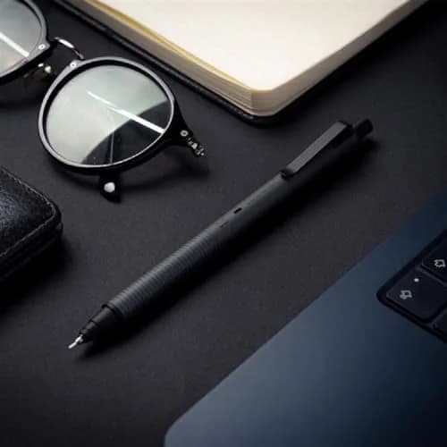 KURUTOGA Mitsubishi Pencil Mechanical Pencil 0.5mm Nocturne Black | Stable, Sharp Lead with Metal Body thumbnail 6