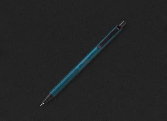 KURUTOGA Mitsubishi Pencil Mechanical Pencil 0.5mm Silent Blue | Stable, Rotating Lead, Stylish Metal Body thumbnail 11