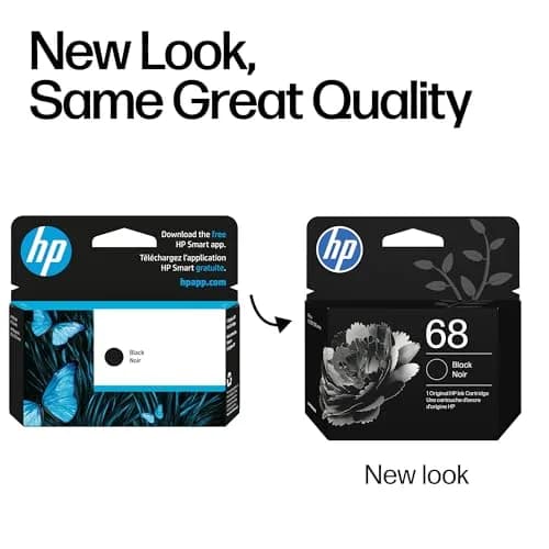 HP 68 Black Original Ink Cartridge | 160 Pages Yield | 7FP21TN thumbnail 3