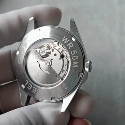 Boyarca Pilot Watch Men's Automatic Mechanical Watch Stainless Steel Leather Luminous Waterproof 40mm | Japan MIYOTA 8215 Movement thumbnail 7