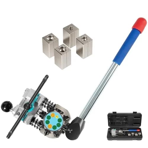 Yoursme Vise-Mounted Brake Line Flaring Tool for Single, Double & Bubble Flares (3/16" to 3/8" Tubing) thumbnail 1