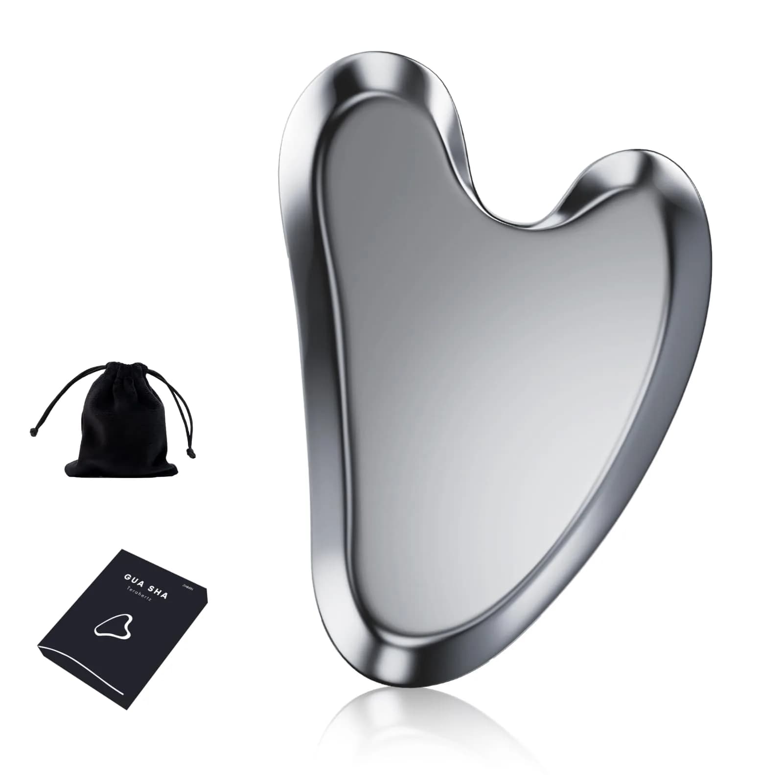 ZminRN Terahertz Gua Sha Facial Tools for Face & Body | Skin Revitalizer & Lymphatic Drainage - main product image